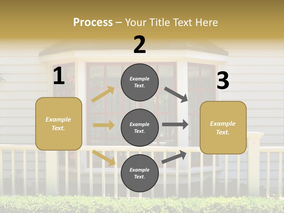 Wall Fence Green PowerPoint Template