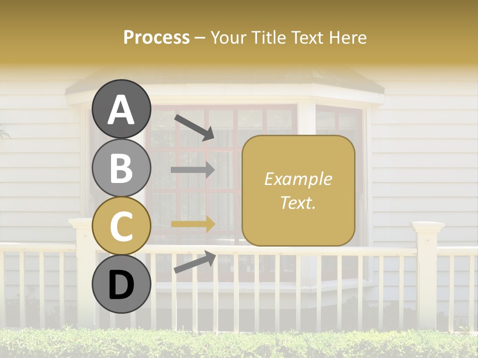 Wall Fence Green PowerPoint Template