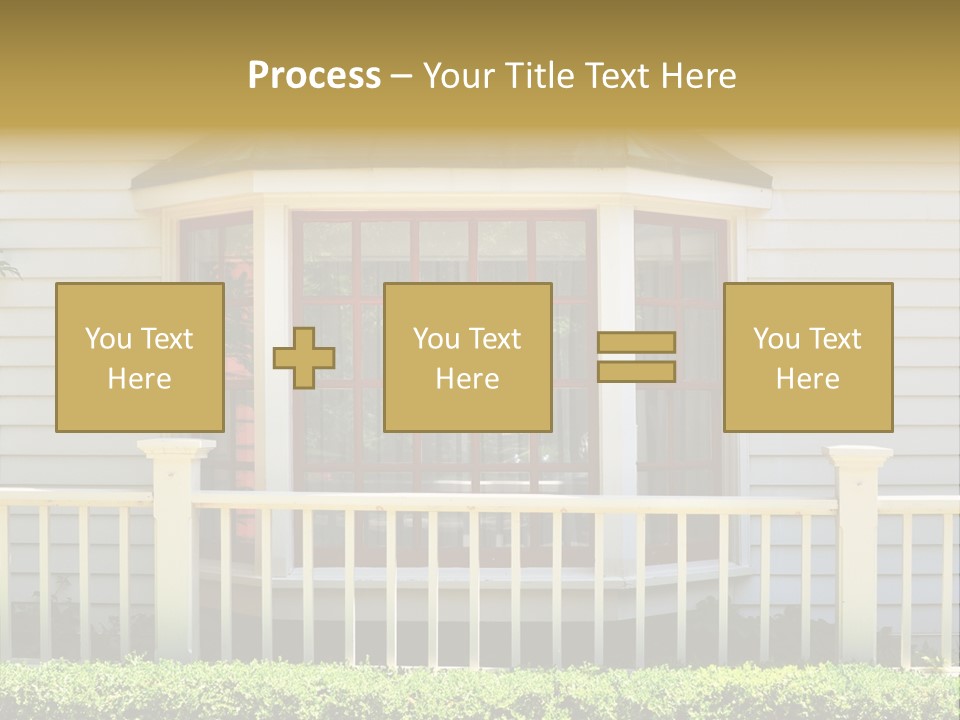Wall Fence Green PowerPoint Template