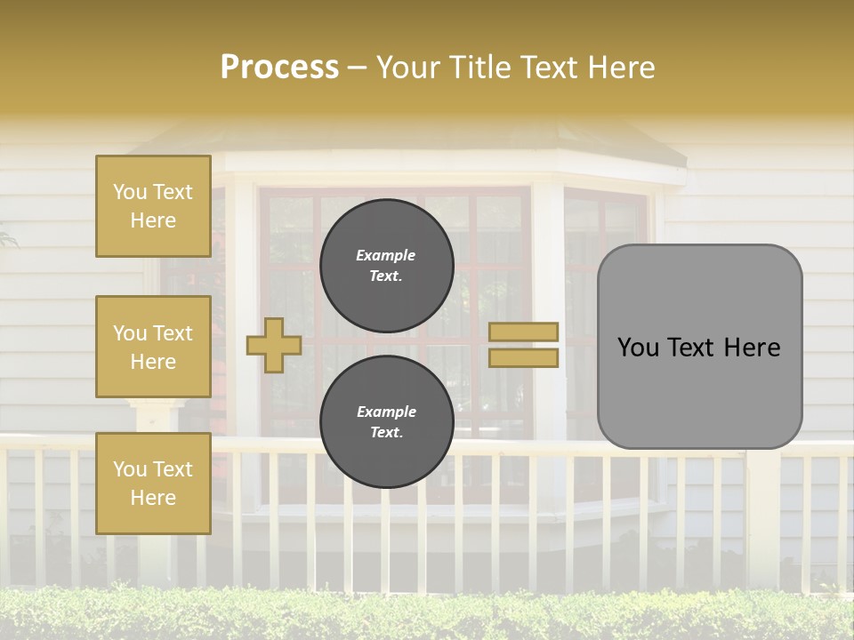 Wall Fence Green PowerPoint Template