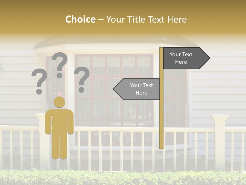 Wall Fence Green PowerPoint Template