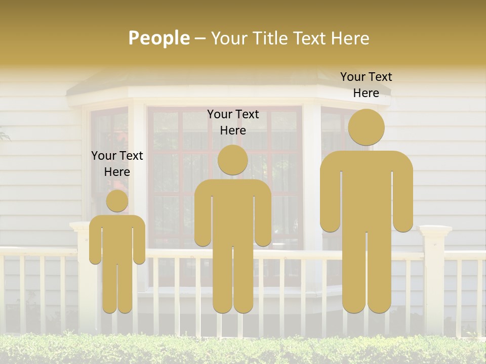 Wall Fence Green PowerPoint Template