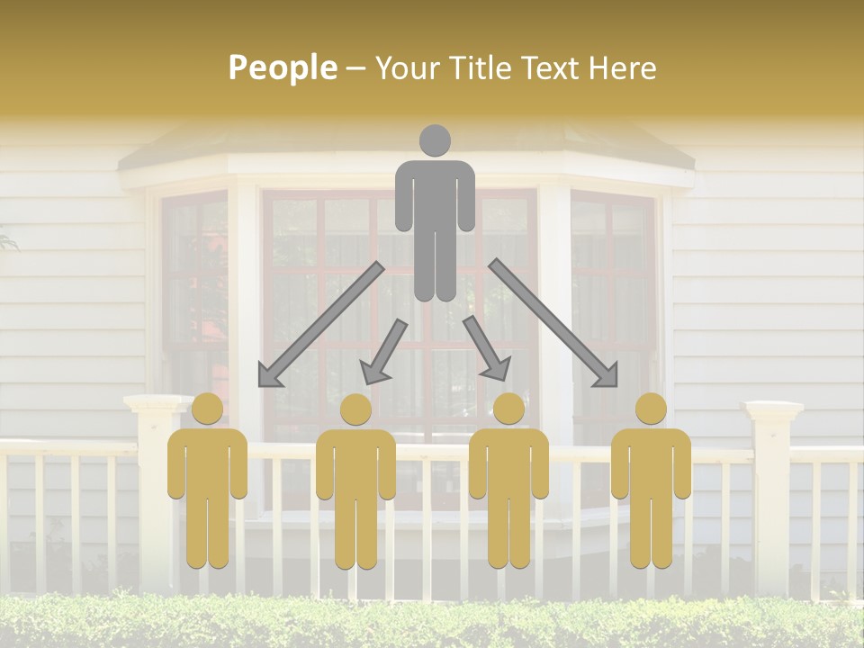 Wall Fence Green PowerPoint Template