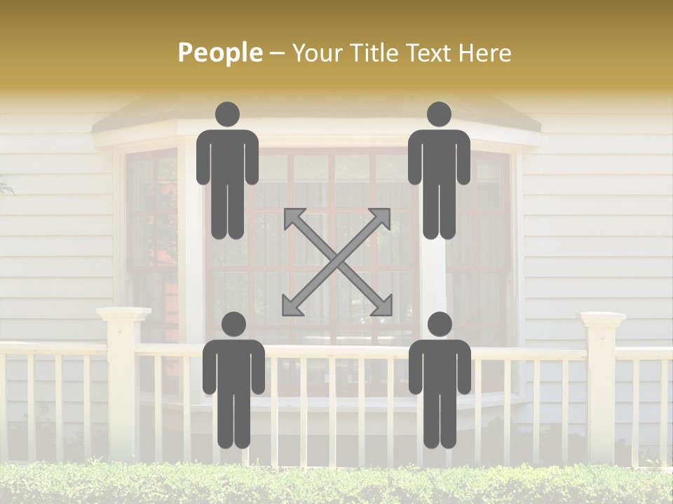 Wall Fence Green PowerPoint Template