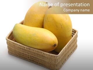 Citrus Nature Ripe PowerPoint Template