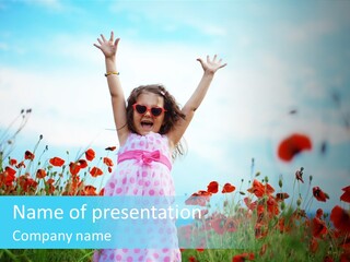 Inspired Grass Cute PowerPoint Template