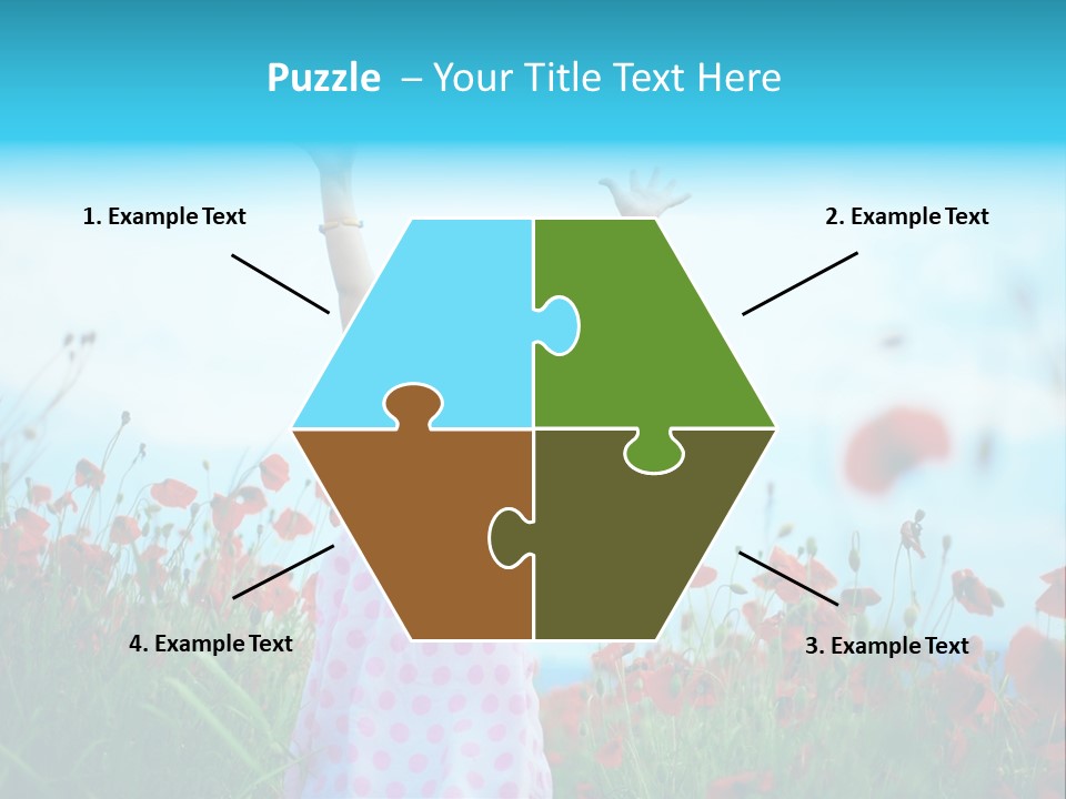 Inspired Grass Cute PowerPoint Template