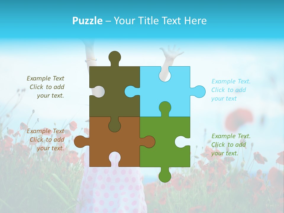 Inspired Grass Cute PowerPoint Template