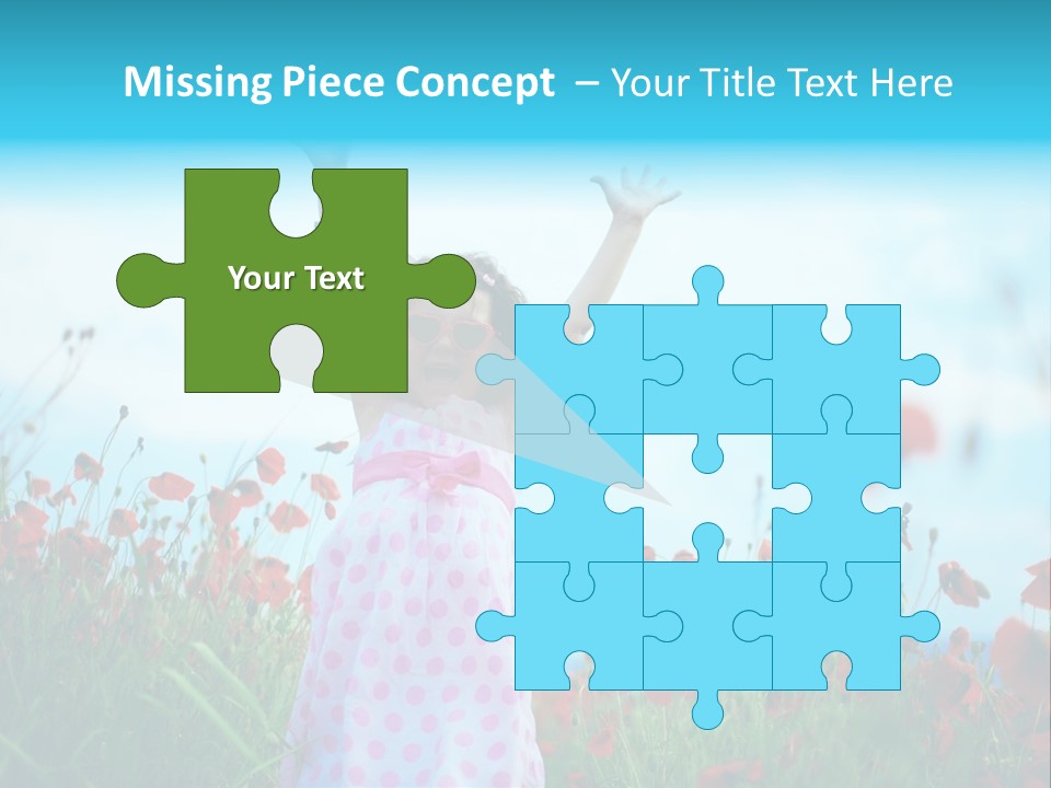 Inspired Grass Cute PowerPoint Template