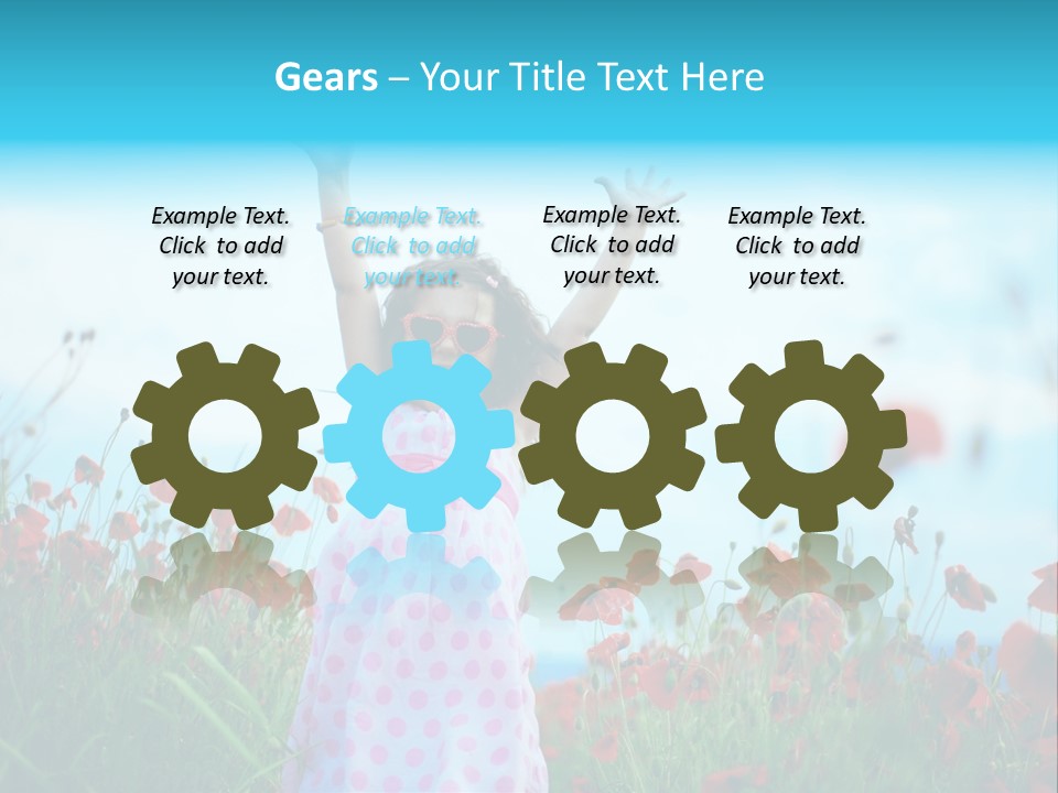Inspired Grass Cute PowerPoint Template