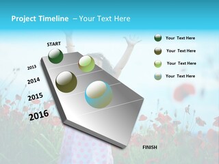 Inspired Grass Cute PowerPoint Template