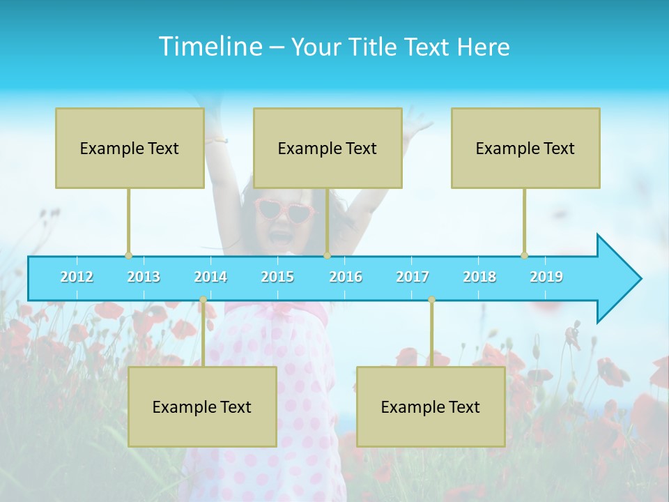 Inspired Grass Cute PowerPoint Template