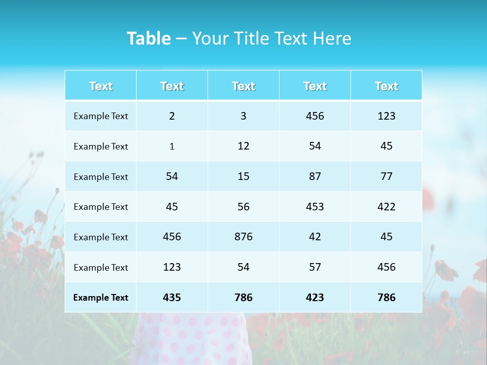 Inspired Grass Cute PowerPoint Template
