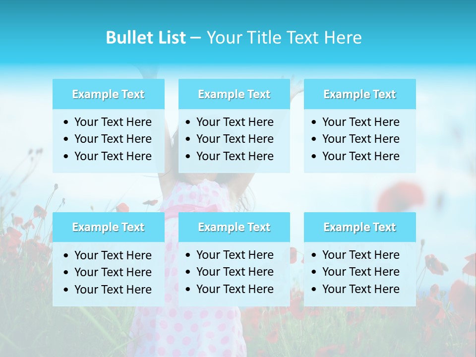 Inspired Grass Cute PowerPoint Template
