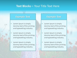 Inspired Grass Cute PowerPoint Template