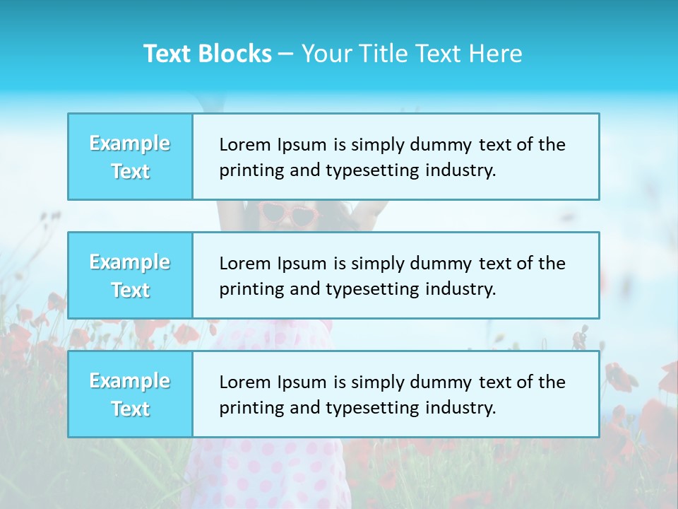 Inspired Grass Cute PowerPoint Template