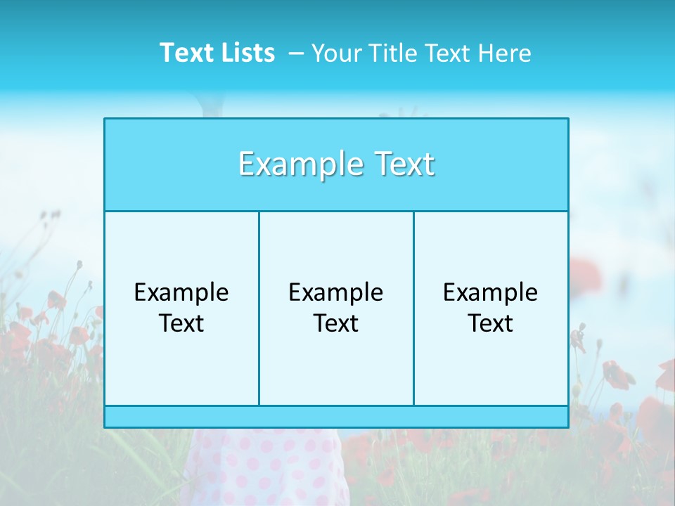 Inspired Grass Cute PowerPoint Template