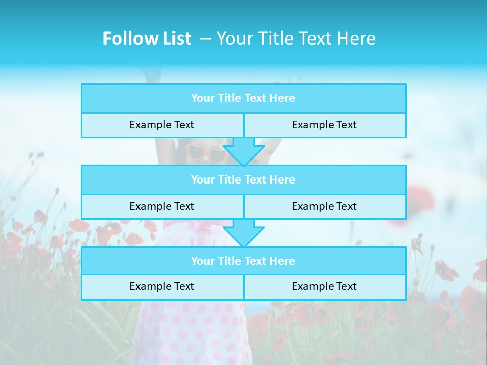 Inspired Grass Cute PowerPoint Template