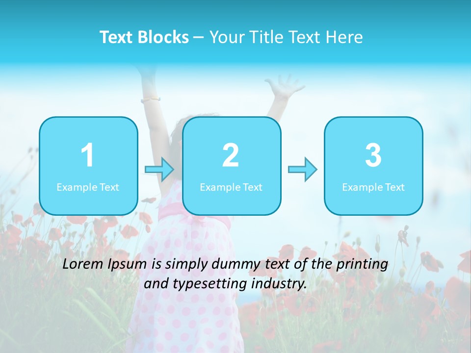 Inspired Grass Cute PowerPoint Template