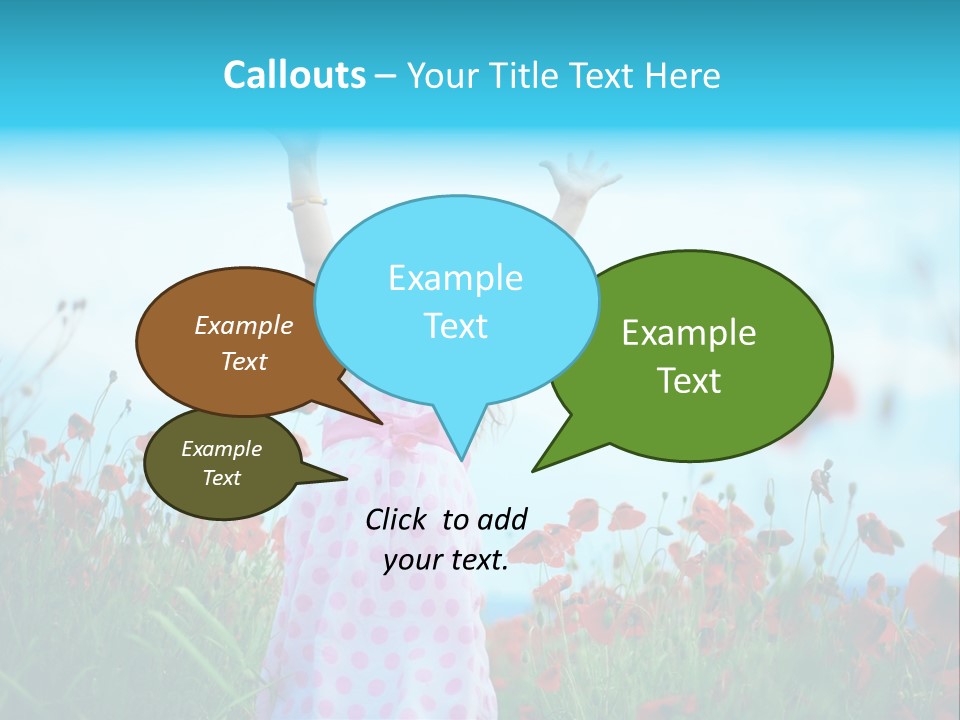 Inspired Grass Cute PowerPoint Template