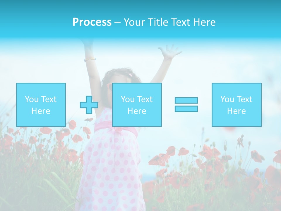 Inspired Grass Cute PowerPoint Template