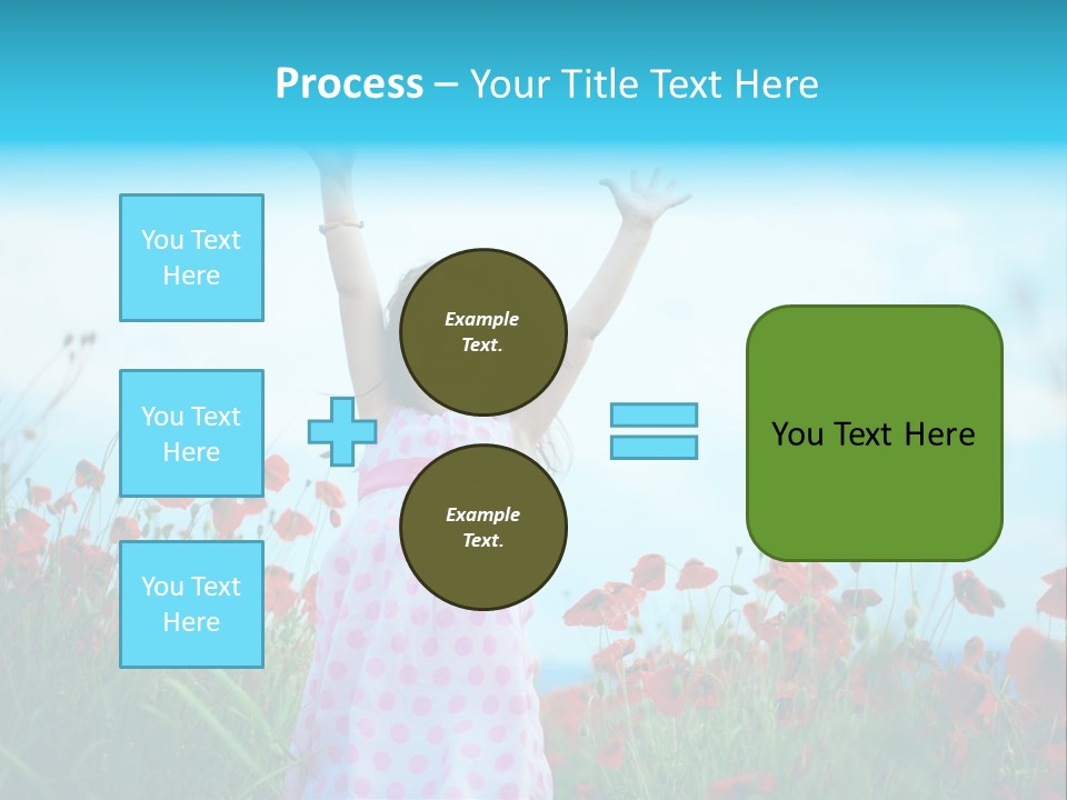 Inspired Grass Cute PowerPoint Template