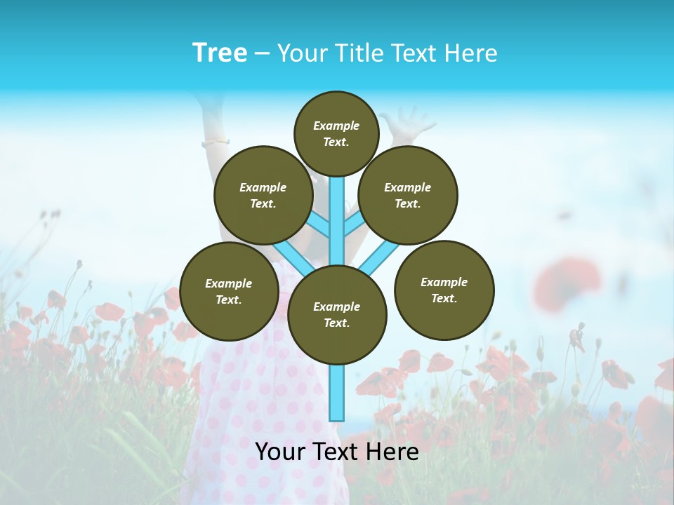 Inspired Grass Cute PowerPoint Template