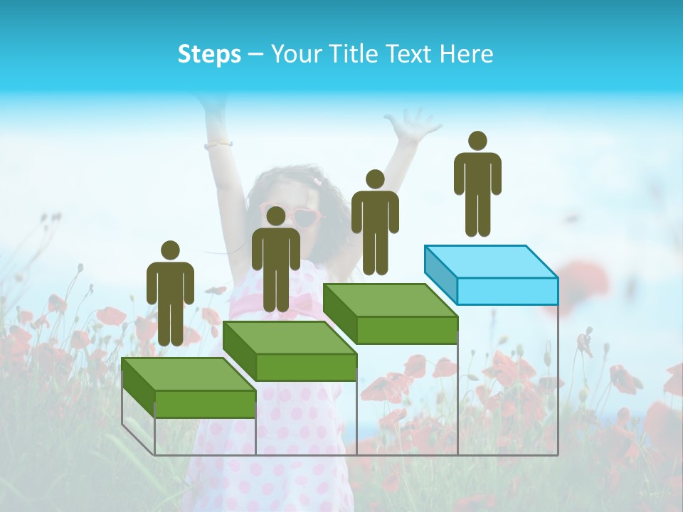 Inspired Grass Cute PowerPoint Template