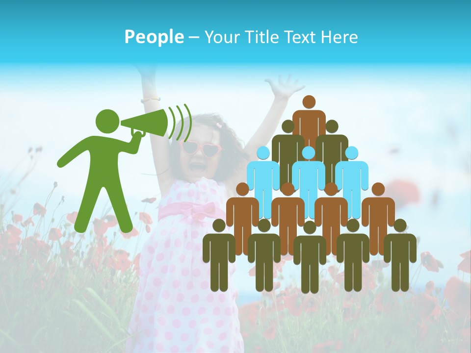 Inspired Grass Cute PowerPoint Template