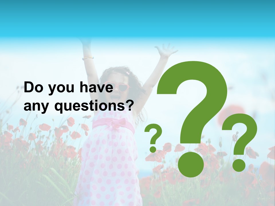 Inspired Grass Cute PowerPoint Template