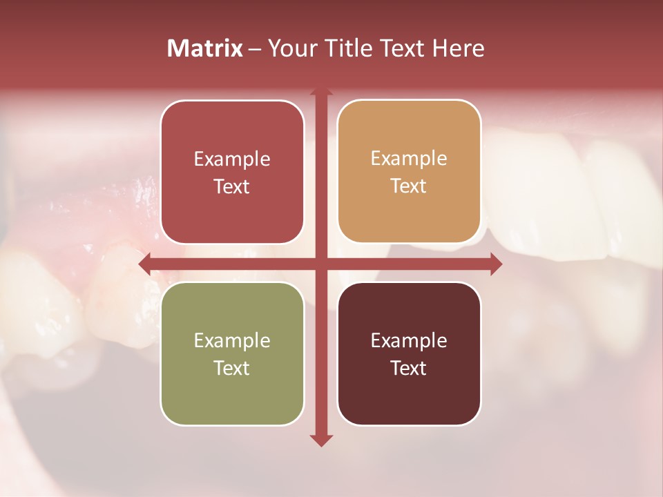Mirror Exam Mouth PowerPoint Template