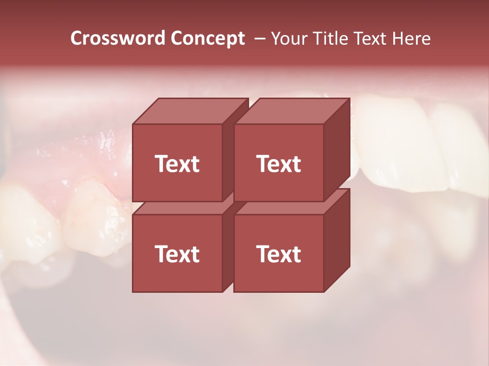 Mirror Exam Mouth PowerPoint Template