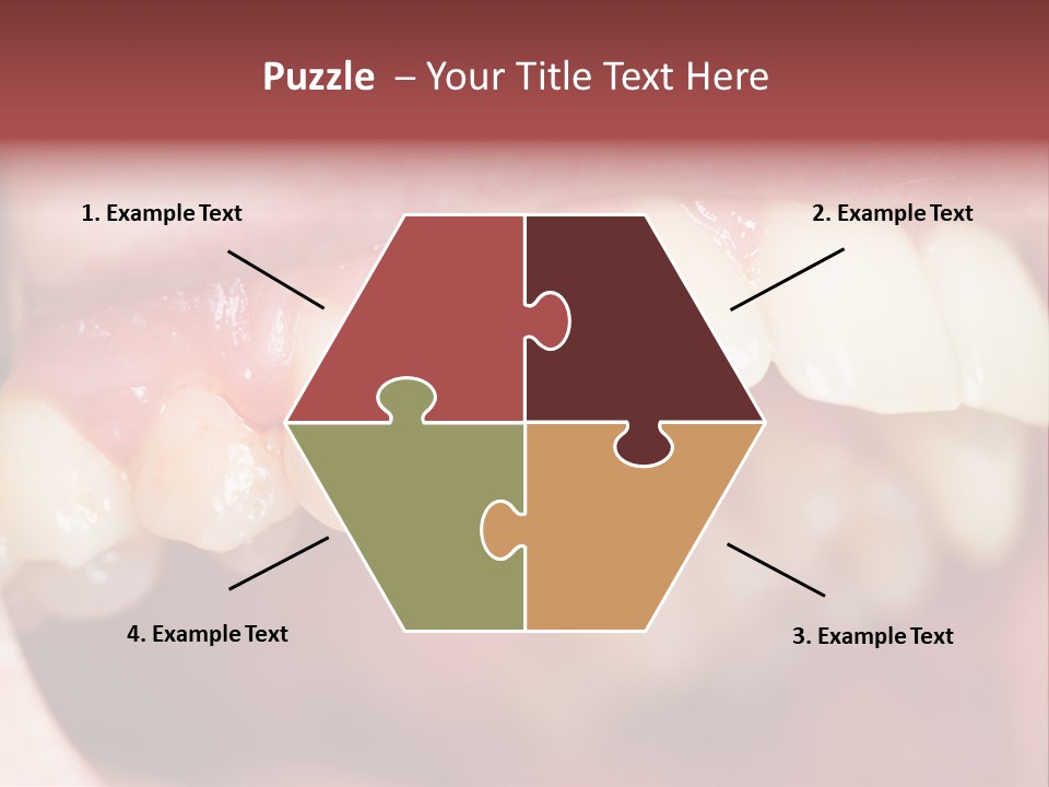 Mirror Exam Mouth PowerPoint Template