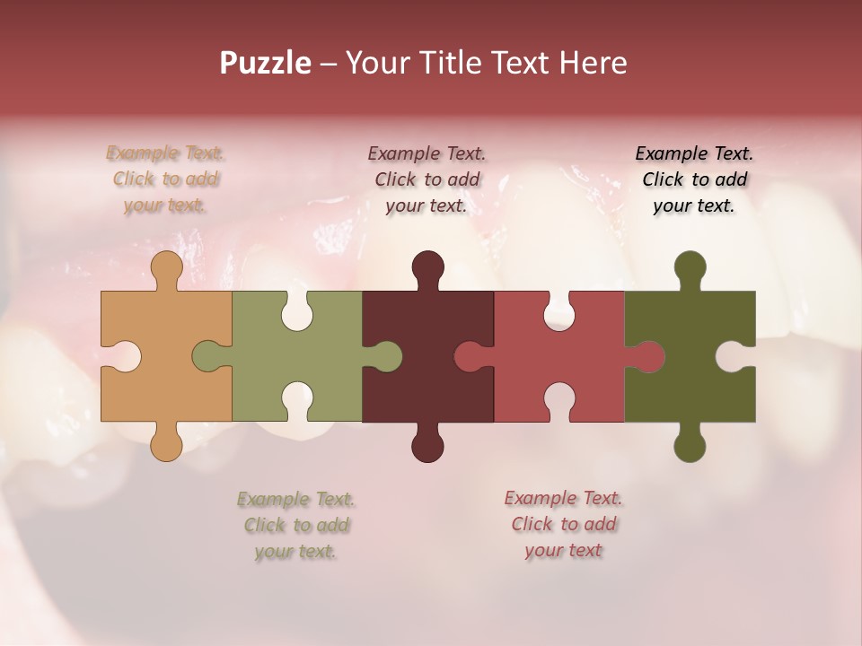 Mirror Exam Mouth PowerPoint Template