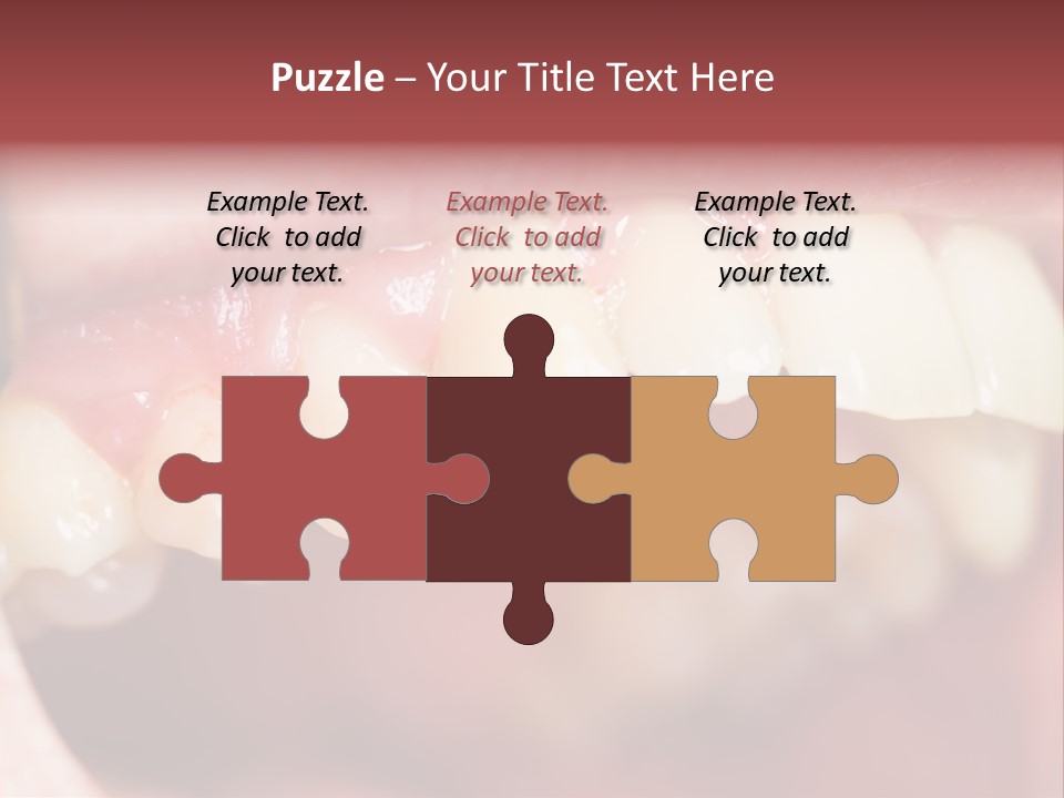 Mirror Exam Mouth PowerPoint Template