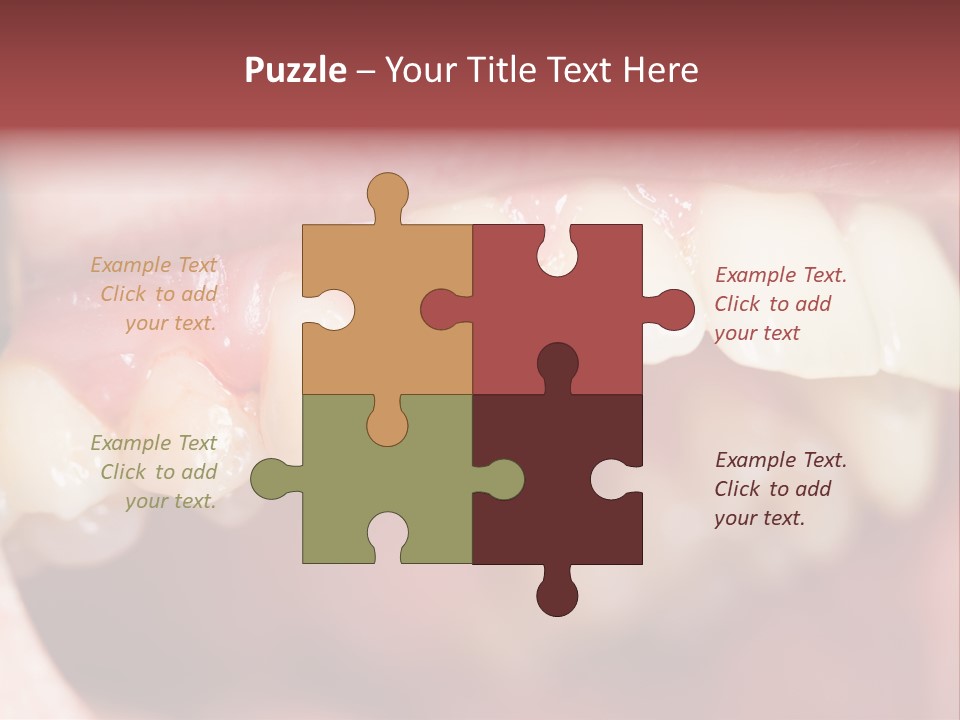 Mirror Exam Mouth PowerPoint Template