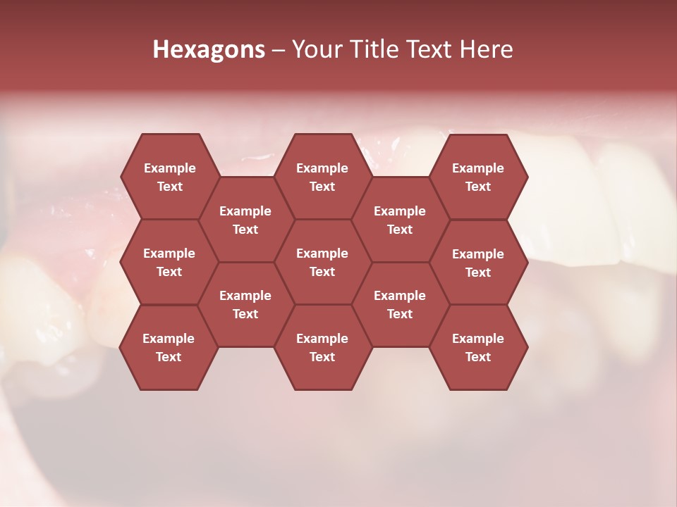 Mirror Exam Mouth PowerPoint Template