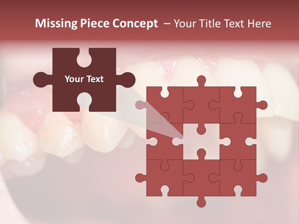 Mirror Exam Mouth PowerPoint Template