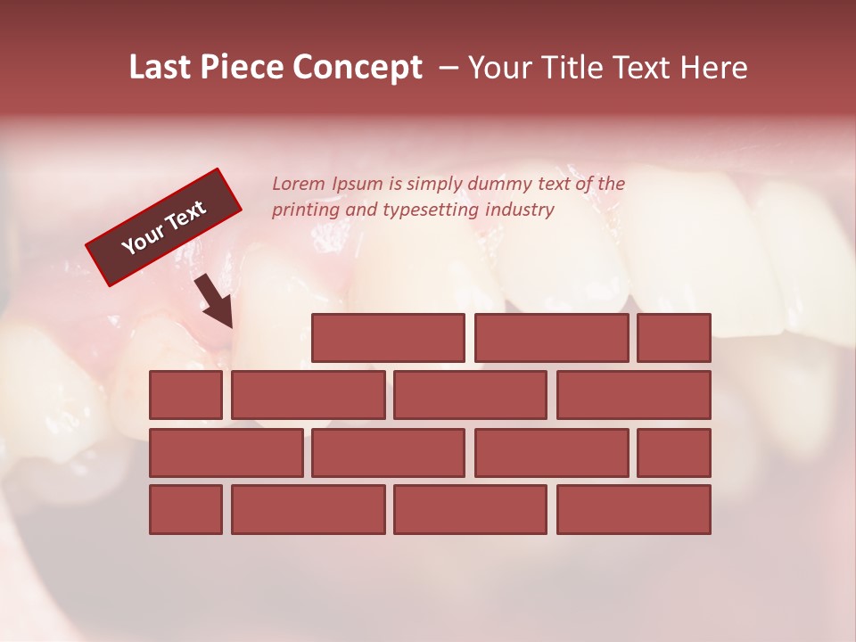 Mirror Exam Mouth PowerPoint Template