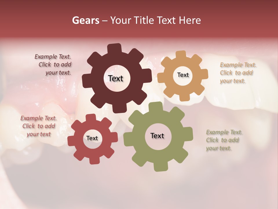 Mirror Exam Mouth PowerPoint Template