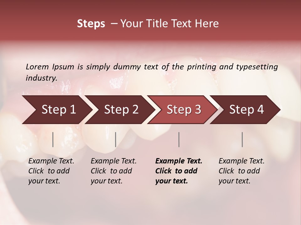 Mirror Exam Mouth PowerPoint Template