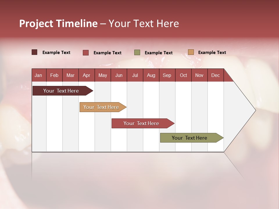 Mirror Exam Mouth PowerPoint Template