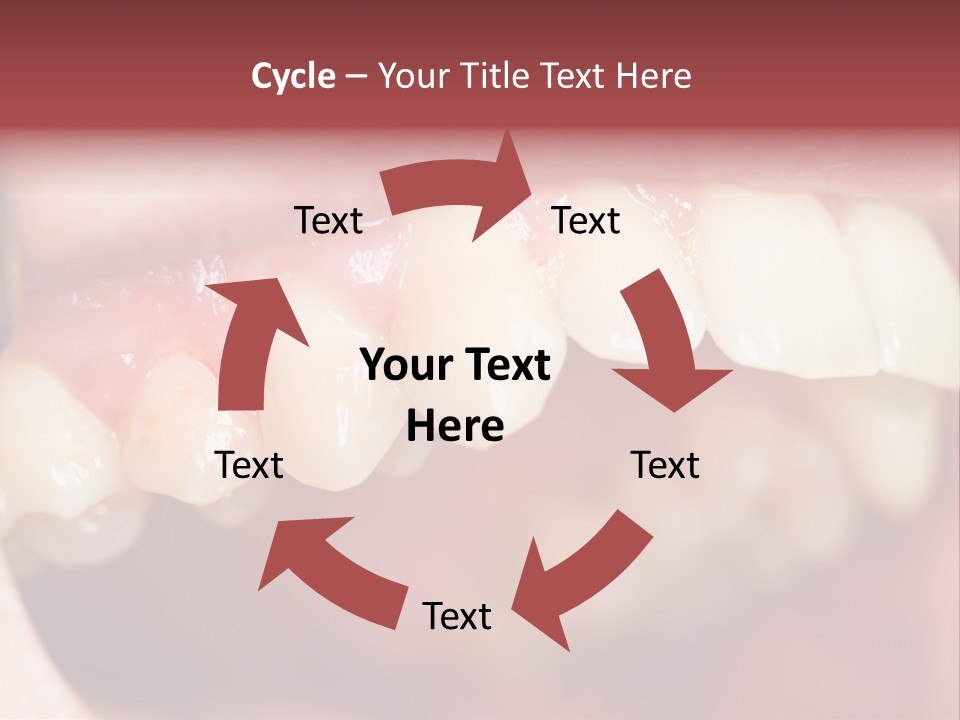 Mirror Exam Mouth PowerPoint Template