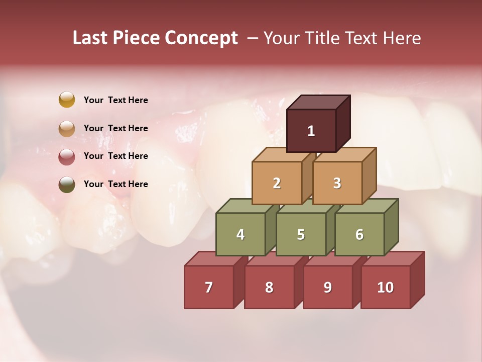 Mirror Exam Mouth PowerPoint Template