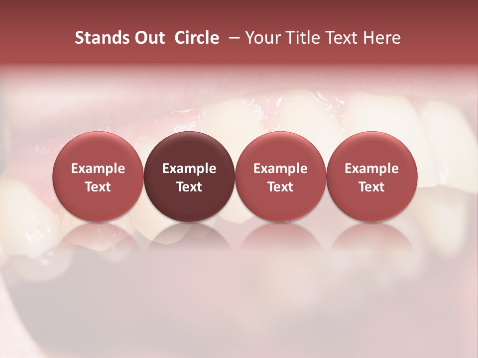 Mirror Exam Mouth PowerPoint Template