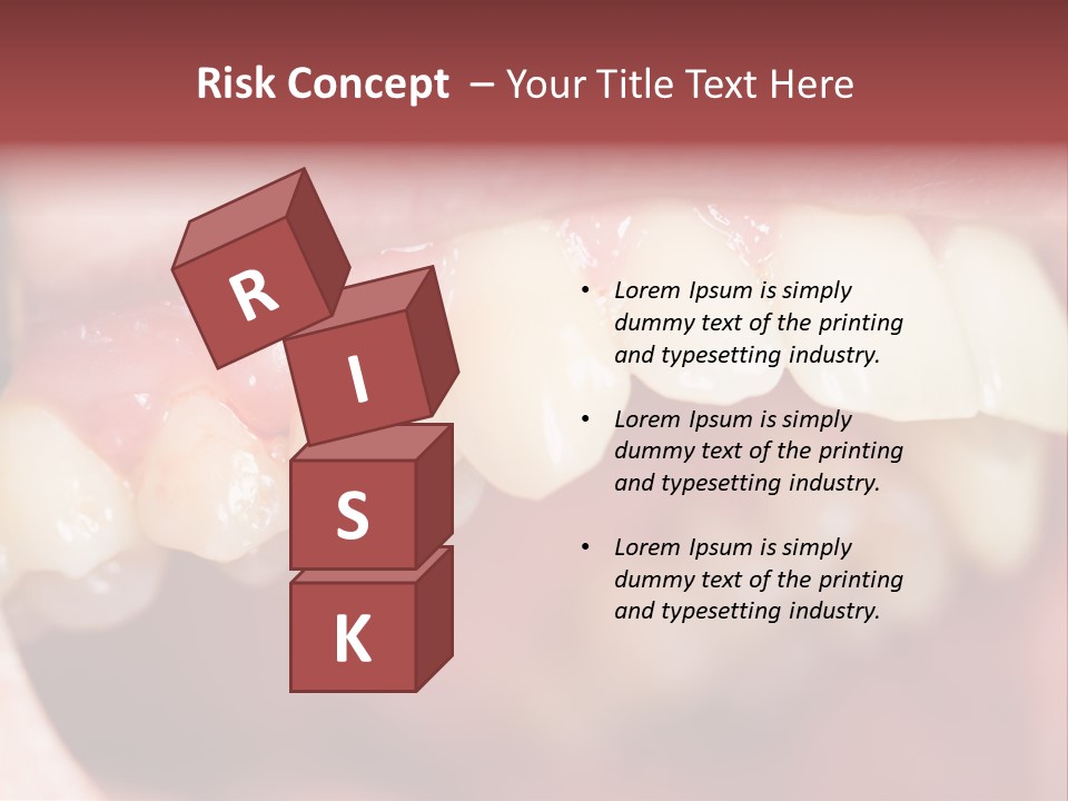 Mirror Exam Mouth PowerPoint Template