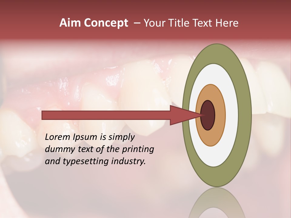Mirror Exam Mouth PowerPoint Template
