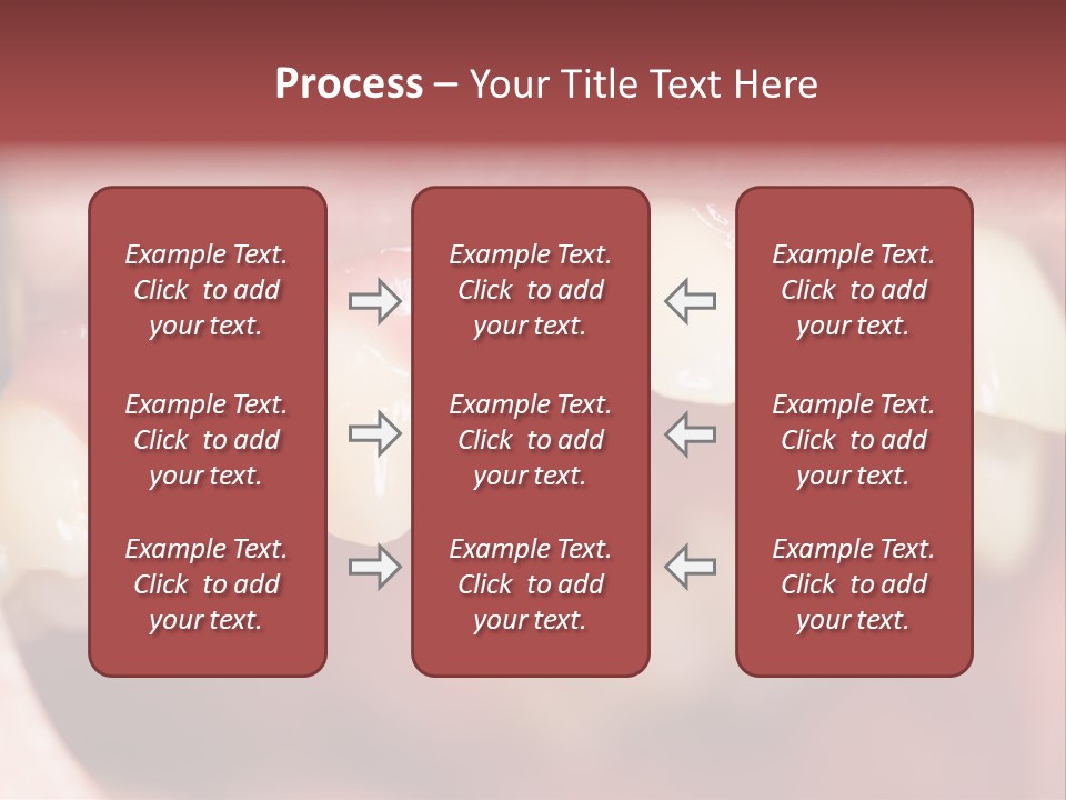 Mirror Exam Mouth PowerPoint Template