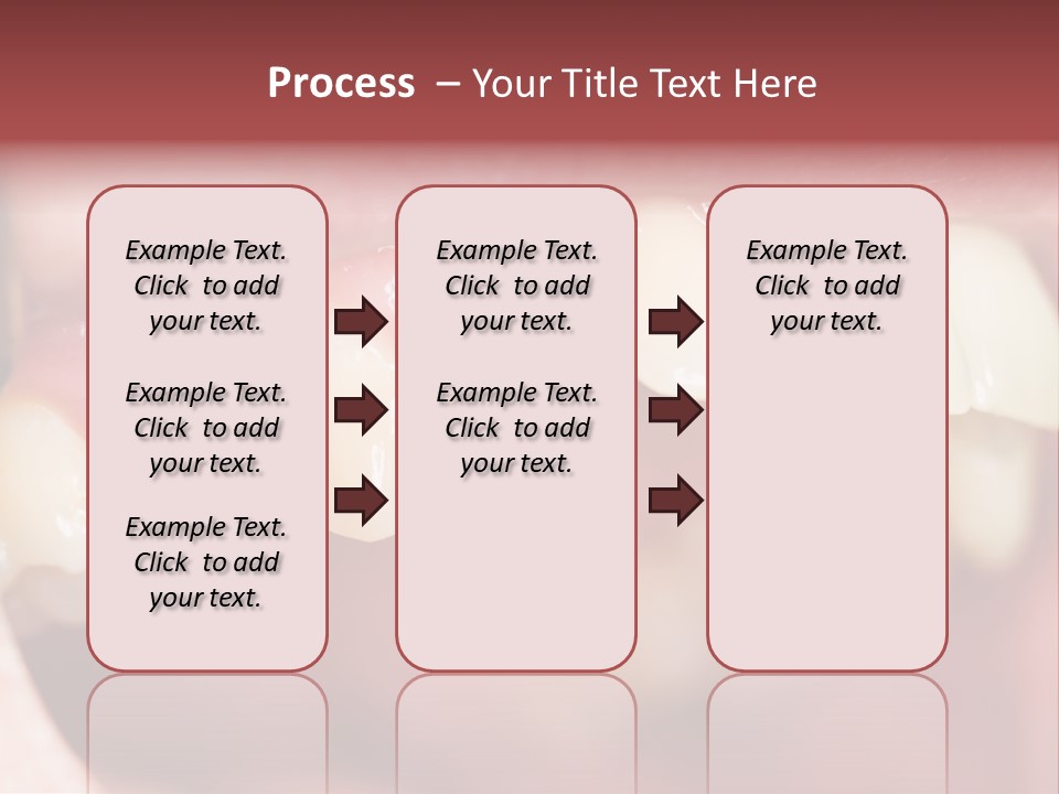 Mirror Exam Mouth PowerPoint Template