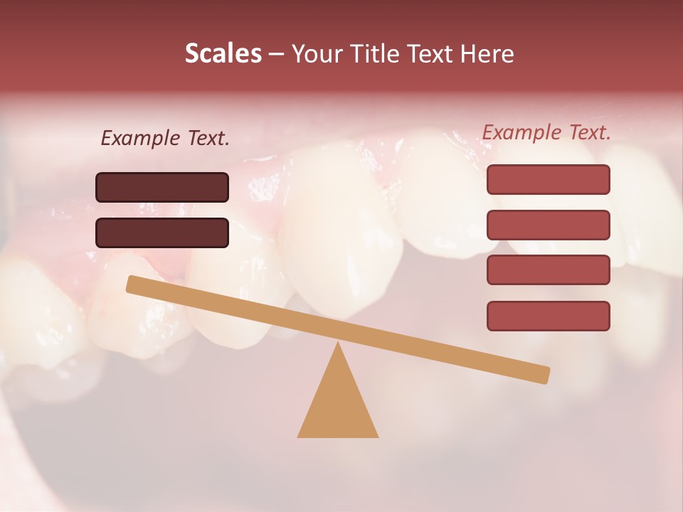 Mirror Exam Mouth PowerPoint Template